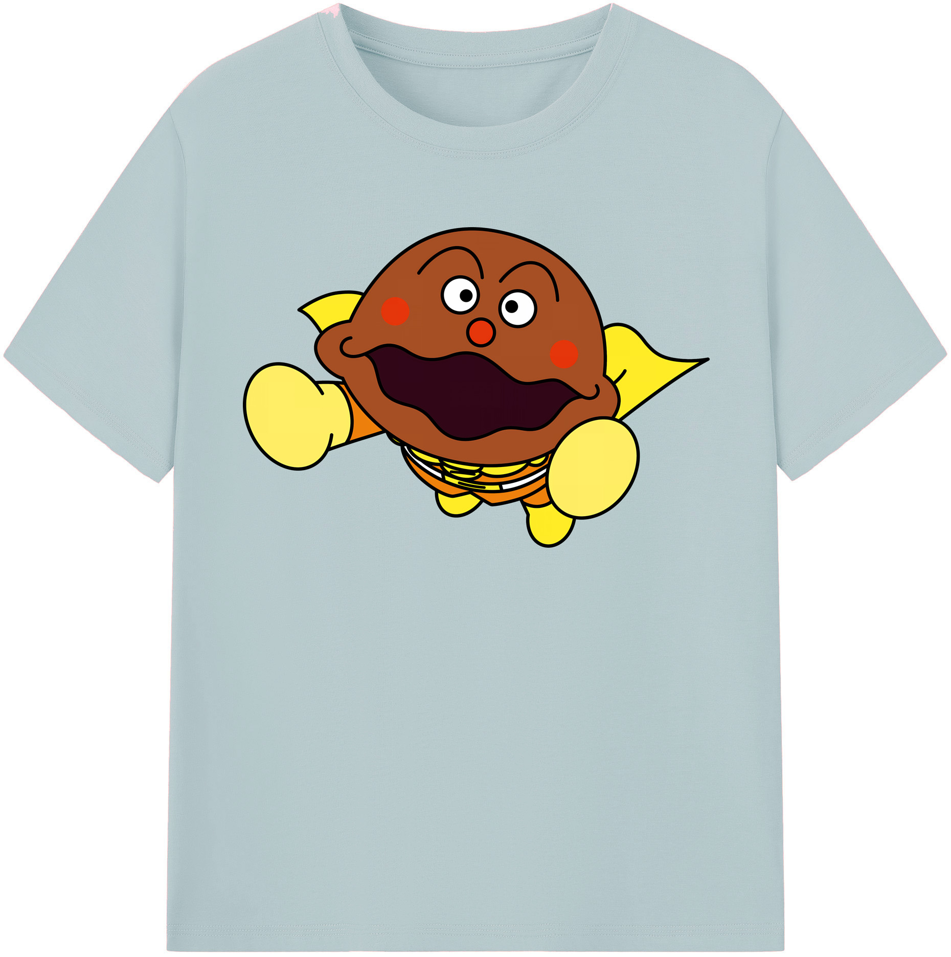 （画像用） アンパンマン Anpanman 綿100％半袖Tシャツ（フロントプリント）